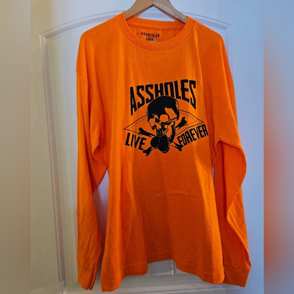 NWOT Assholes Live Forever L/S Tee XXL - Picture 1 of 4